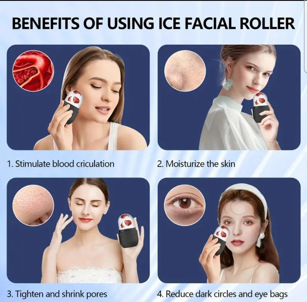 ❄️ Monwell Ice Roller – Depuff, Tighten & Refresh Your Skin Naturally