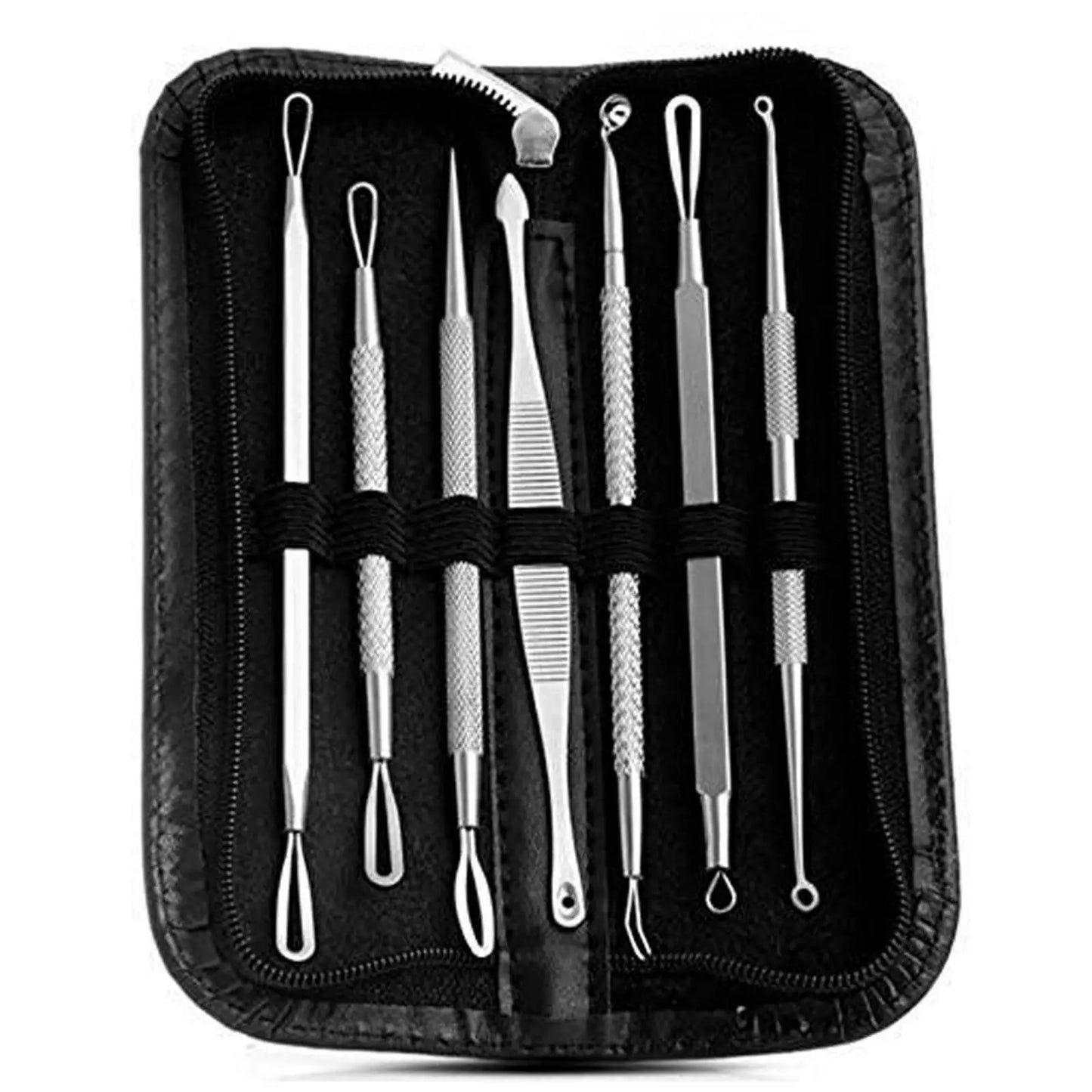 Monwell™ Precision Blackhead Remover Toolkit – Luxury Stainless Steel Pore Extractor Set