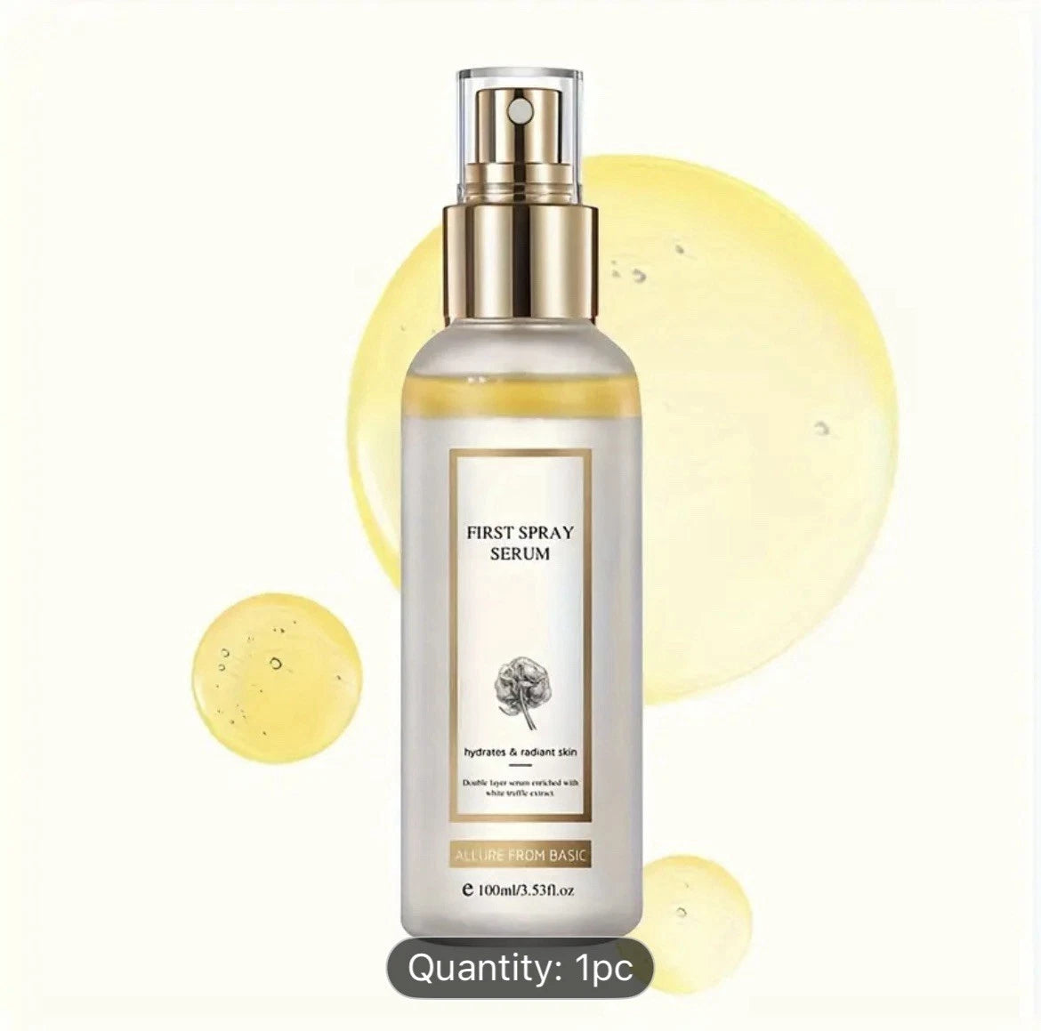 Monwell™ White Truffle Hydrating Facial Mist – Alcohol & Fragrance-Free (100ml)